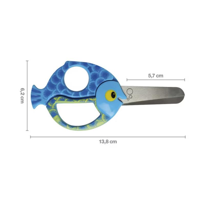 Fiskars Animals Kinderschere 13cm Motiv Fisch 4+